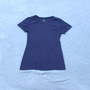 old navy dark purple fitted tee